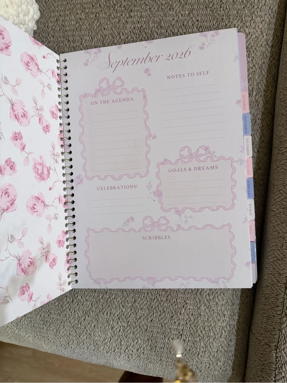 LoveShackFancy Blue Floral 2026-2027 Planner